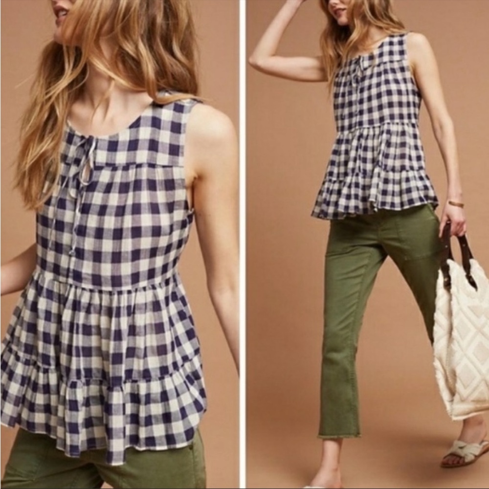 Anthropologie Tylho Gingham Too